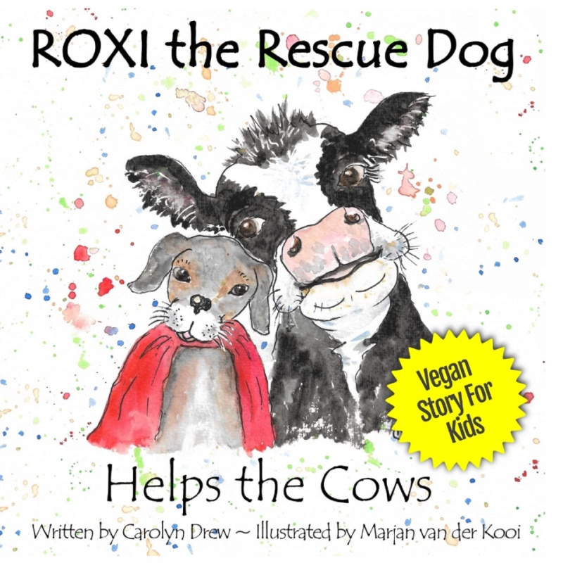 Roxi the Rescue Dog - Helps the Cows